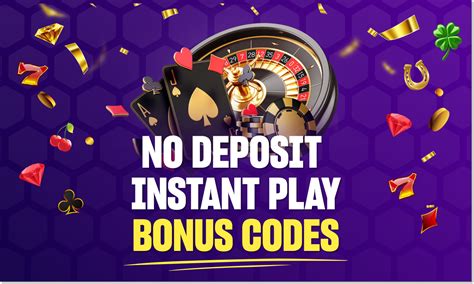 no deposit casino bonus codes instant play 2021